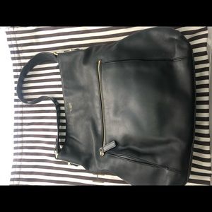 Henri Bendel Womens Double Strap Hobo Tote Handbag